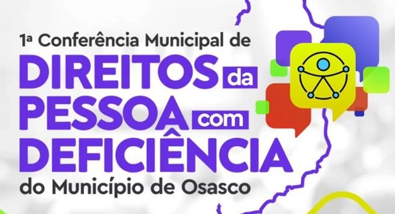 1ª Conferência Municipal dos Direitos da Pessoa com Deficiência Convite para 1ª Conferência Municipal dos Direitos da Pessoa com Deficiência, publicada dia 09/10/2023