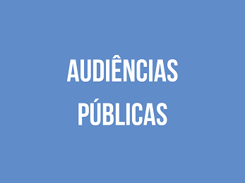 Audiências Públicas Banner Audiências Públicas